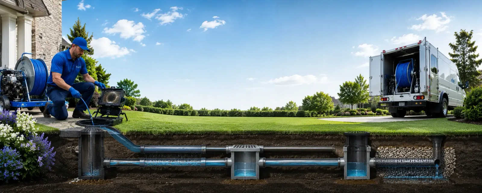 Outdoor drain cleaning information for Washington Island, WI